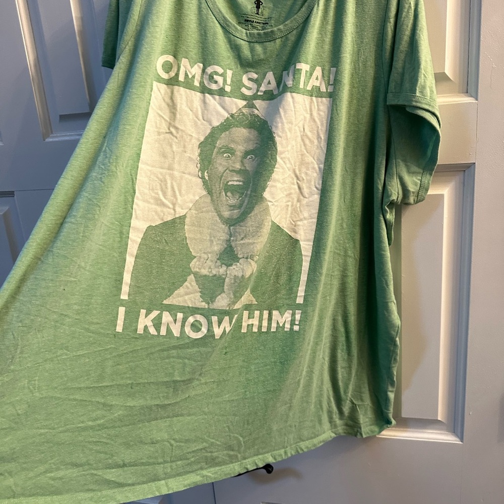 Torrid Green OMG Santa Graphic Tee